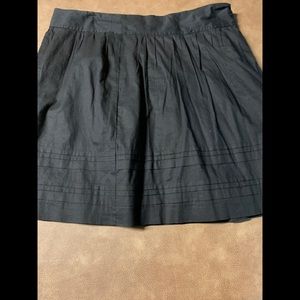 Black Mini Loft Skirt Size2-Great detail on bottom